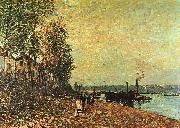Alfred Sisley The Tugboat Spain oil painting reproduction